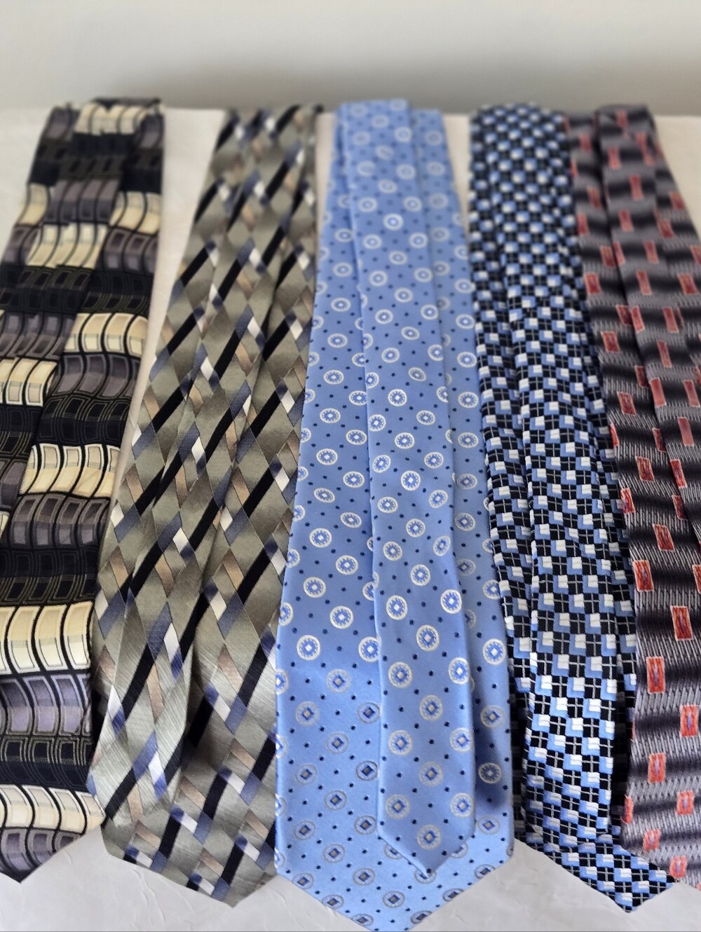 Men's Assorted Brand Patterned Neckties - Multipack